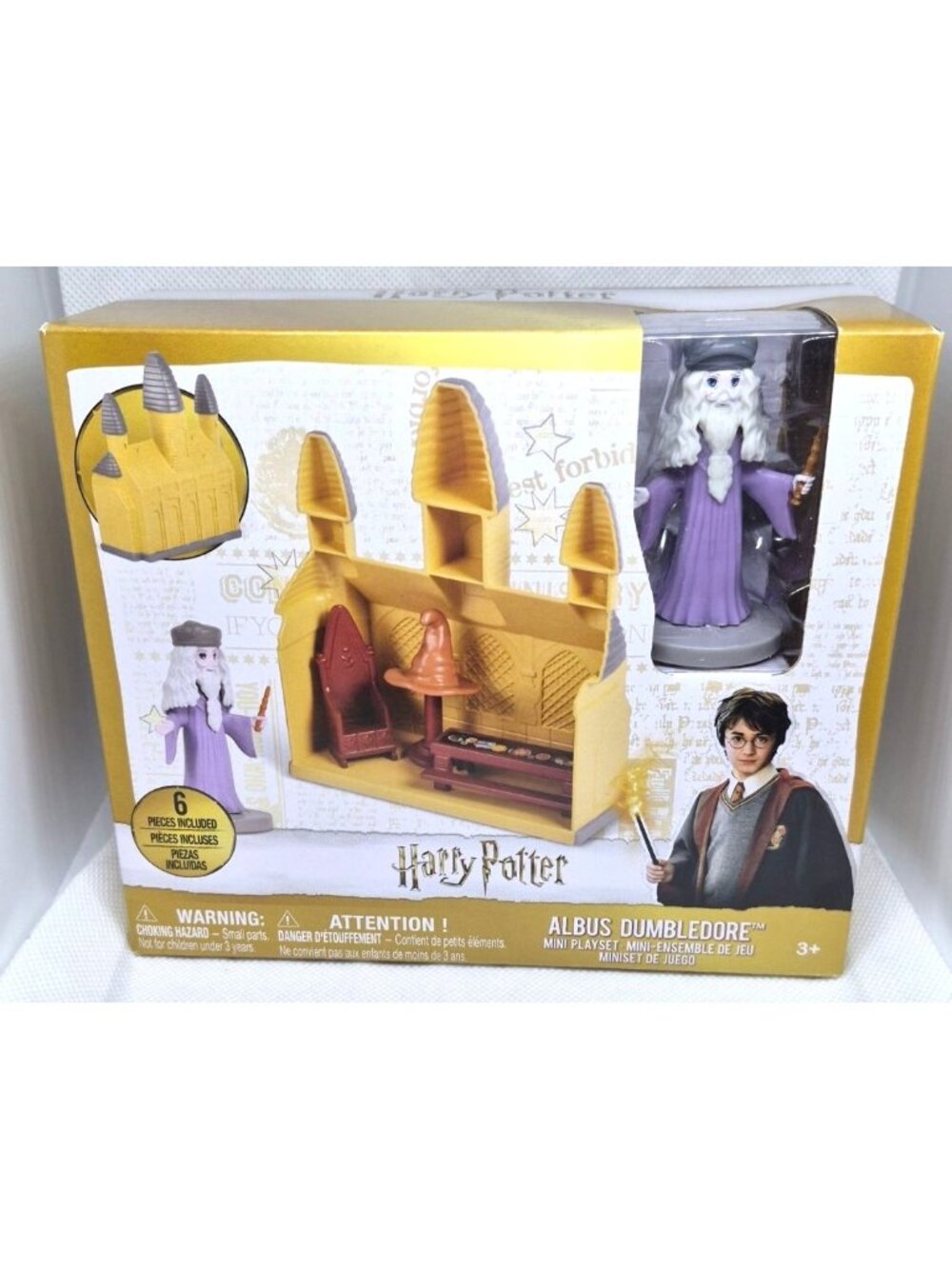 Harry Potter Albus Dumbledore Mini Playset With Sorting Hat & Accessories